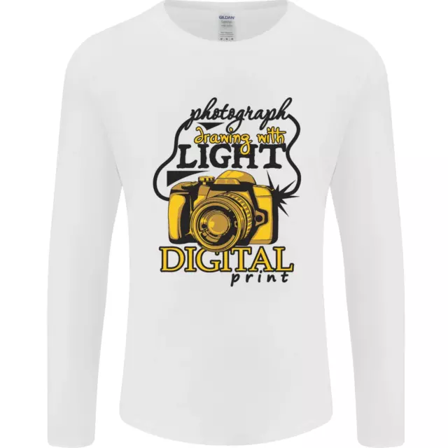 Photography Drawing With Light Photographer Mens Long Sleeve T-Shirt