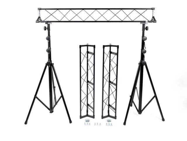 Stageworx LB-3 Lighting Stand Set 3,5m Schwarz Licht Stativ – 3 Punkt Tarverse
