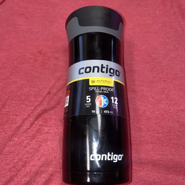 Contigo West Loop 2.0 AutoSeal Insulated Stainless Steel Travel Mug Water 16 oz