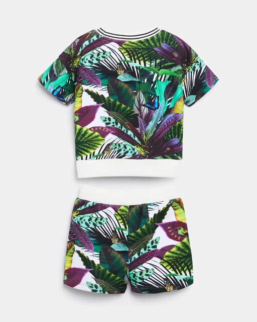 Ted Baker top e set corto per bambine 18-24 mesi nuovi con etichette