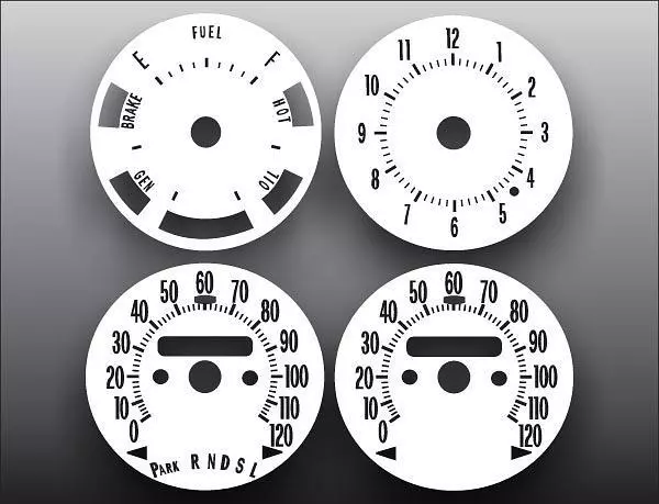 White Face Gauges for 1970-1972 Oldsmobile Cutlass F-85 F85