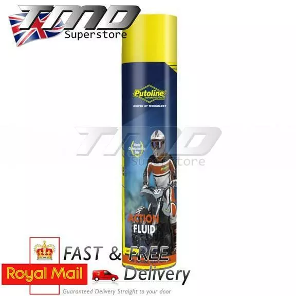 Putoline Action Fluid Air Filter Oil Spray 600ml Pit Dirt Motocross Enduro Bike