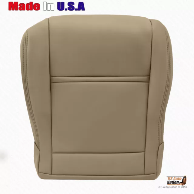For 1990 to 1997 Toyota Land Cruiser Front DRIVER Bottom Leather Seat Cover Tan