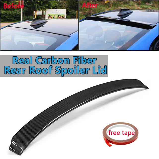 CARBON FIBER REAR Roof Spoiler Wing Top Lip For BMW F80 M3 Sedan 4 Door