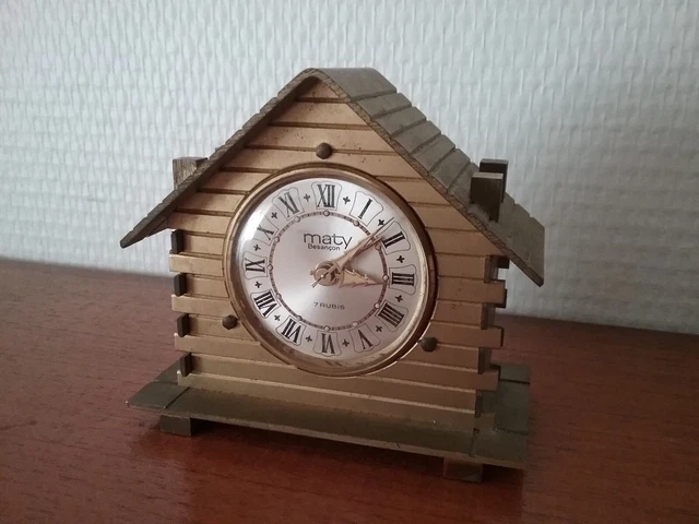 ANCIENNE HORLOGE MATY Besancon 7 rubis laiton EUR 12 00 PicClick FR