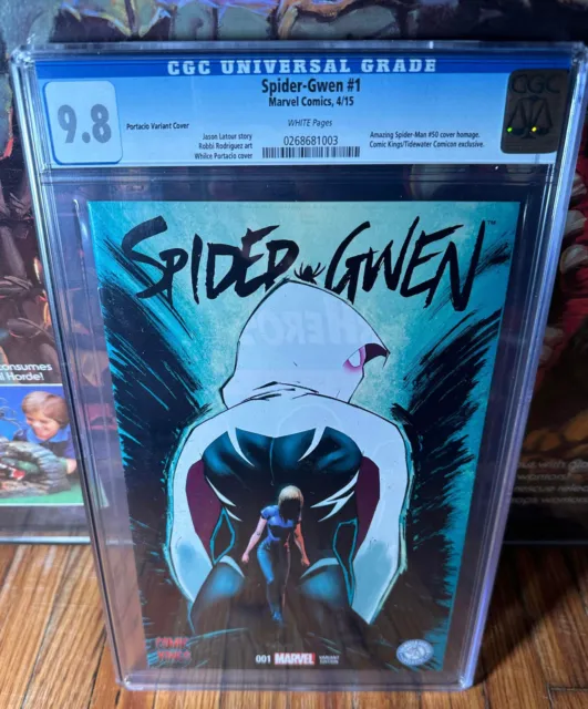 Spider-Gwen #1 CGC 9.8 Portacio Variant Recalled Edition Comic Kings Marvel 2015
