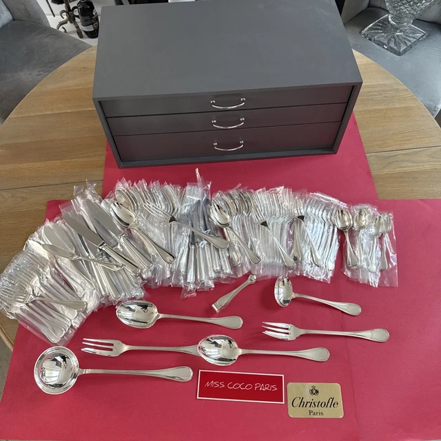 Cuillère à Confiture Christofle Albi – Métal Argenté, Fabrication Française