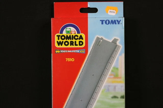 ZB293 TOMY Tomica World Road & Rail system 7510 4 éléments droits route 2