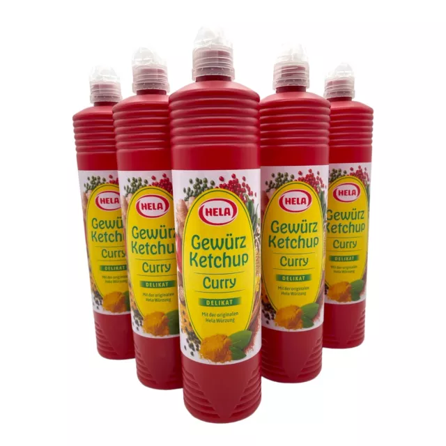 HELA TRINKFLASCHE GEWÜRZ Ketchup Curry Delikat 800ml 0,8l Limited ...