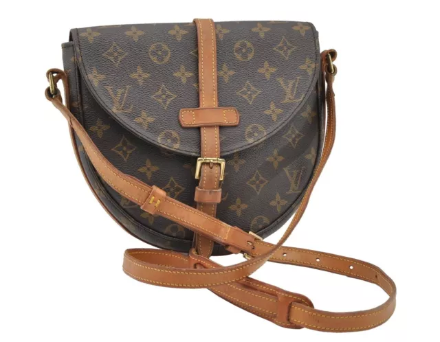 Auth Louis Vuitton Monogram Chantilly PM Shoulder Cross Bag M51234 LV Junk  J9759