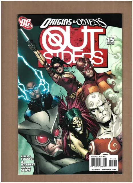 Outsiders #15 DC Comics 2009 Origins & Omens NM- 9.2