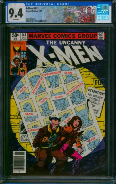 X-Men #141 🌟 CGC 9.4 Newsstand 🌟 Days of Future Past Marvel Comic Uncanny 1981