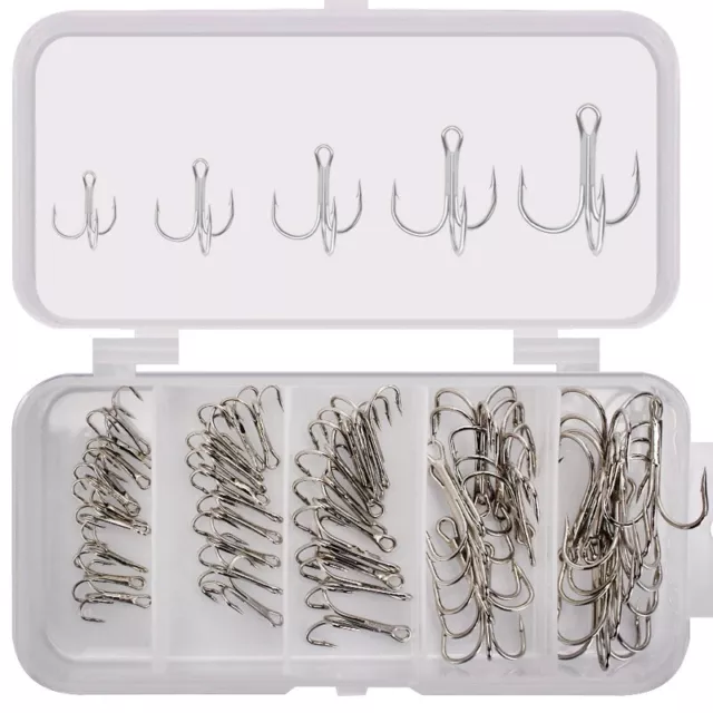 50Pcs Fishing Hook High Carbon Steel Barbed Hooks Fishing Tackle Fish Hook2040