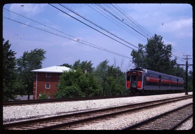 Original Rail Slide - IC Illinois Central Metra 125+ Chicago IL 6-1990