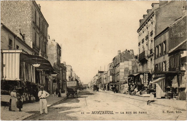 CPA MONTREUIL-sous-WOOD Rue de Paris (1353448)