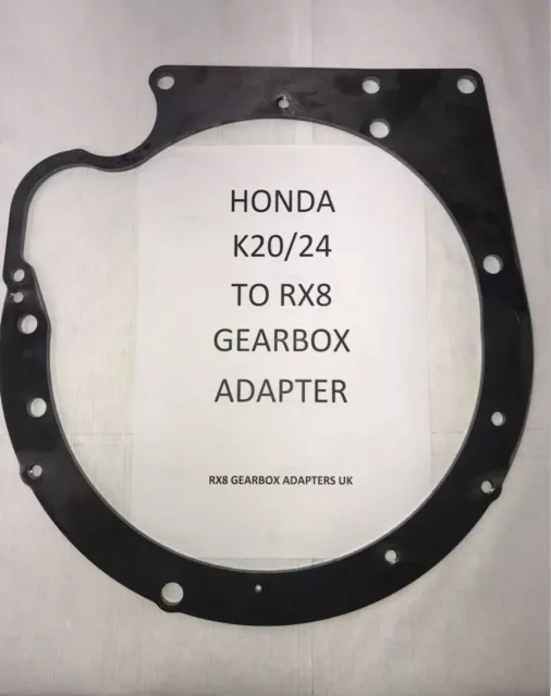 honda VTEC K20 to RX8 gearbox Adapter plate CNC LASER CUT RWD Ford Rally