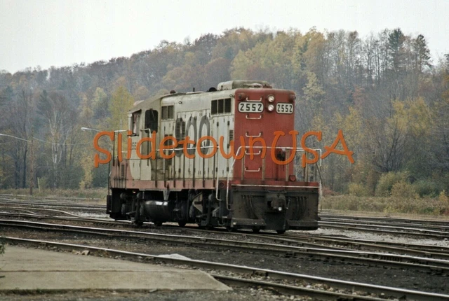 Vtg 1975 Orig Photo Train Slide 2552 SOO Line Gladstone MI X1M156