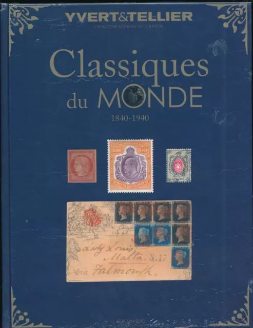 Catalogue Yvert et Tellier des Timbres Classiques du Monde de 1840 à 1940