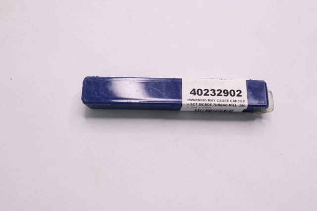 SCT Solid Carbide Single-Profile Thread Mill 4-Flute 3/8-14 to 3/8-40 0.29â³