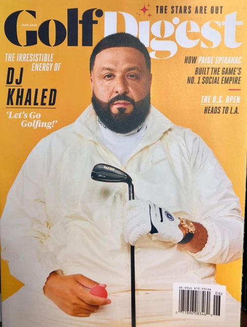 DJ KHALED - PAIGE SPIRANAC - Golf Digest Magazine - June 2023 - BRAND