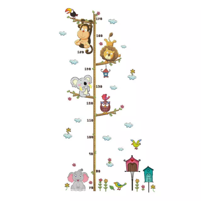 Animal Owl Monkey Jungle Tree Kids Wall Stickers Home Decor Mural Decal Nursery