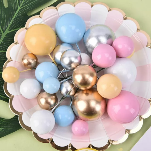 20 pièces boule de gâteau fête d'anniversaire baby shower mariage boule de No