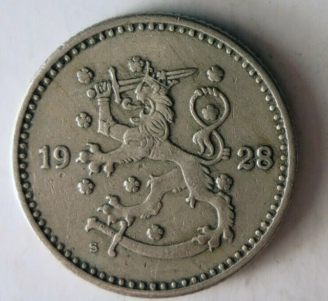 1928 Finlandia Markka - di Qualità - Raro Serie / Periodo - Finlandia Bin # Mk