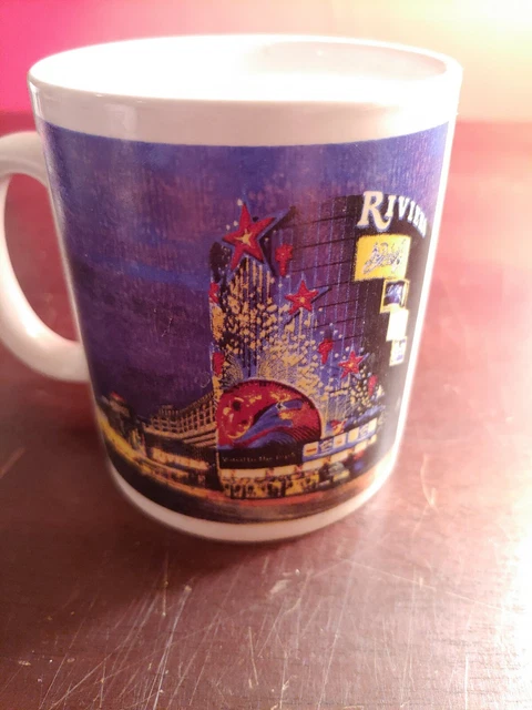Vintage Riviera Casino Hotel Las Vegas Nevada Ceramic Coffee MUG Cup 10 oz