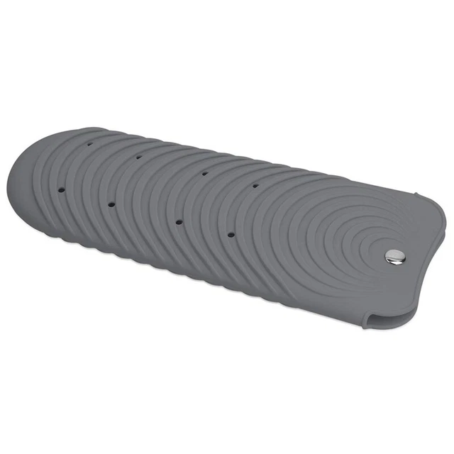 Bolsa alisadora de cabello gris, soporte de alfombra resistente al calor para plancha CurlinO7