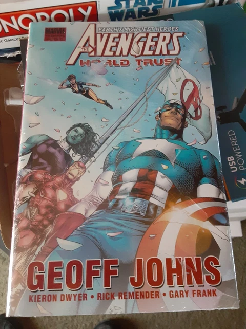 Avengers Premier Edition World Trust by Rick Remender (2010, Hardcover) Sealed