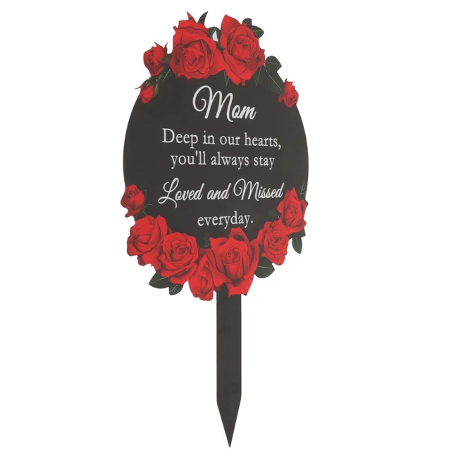 Segni commemorativi rosa tombe decorazioni cimitero commemorazione