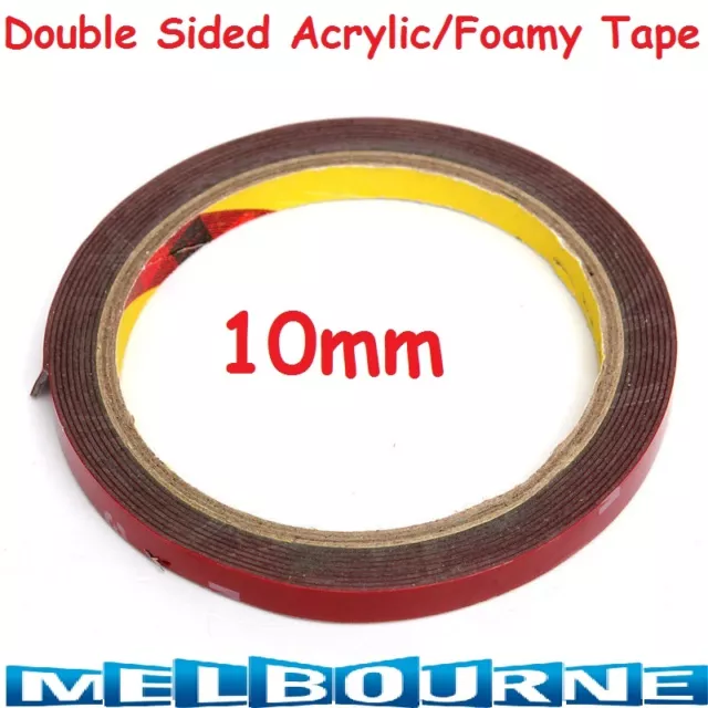 Automotive Double Face Sided Auto Tape Grade10mm 3 Meters Acrylic Foam 3M #103M