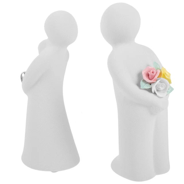 Ornement De Personnage Centres Table Mariage Figurines Et Femme Meuble TV Décor