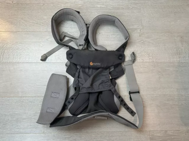 ERGOBABY 360 ALL Positions Cool Air Mesh Baby Carrier Carbon