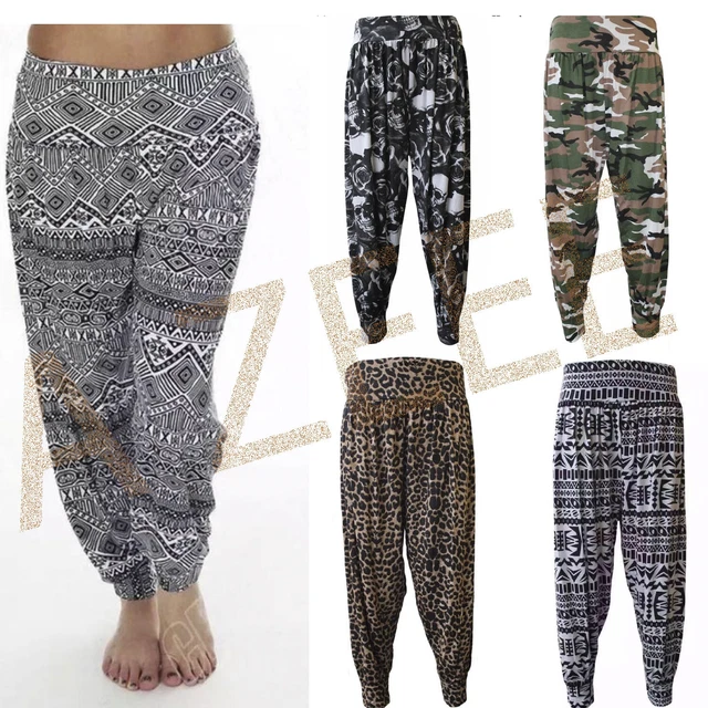 Women' Harem Ali Baba Long Pants Trousers Ladies Baggy Hareem Leggings Plus Size