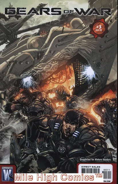 GEARS OF WAR (2008 Series)  (DC/WILDSTORM) #3 Near Mint Comics Book