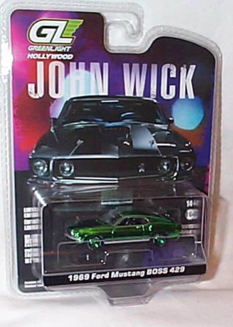1:18 Ford Mustang Boss 429 1969 Plata John Wick HIGHWAY 61