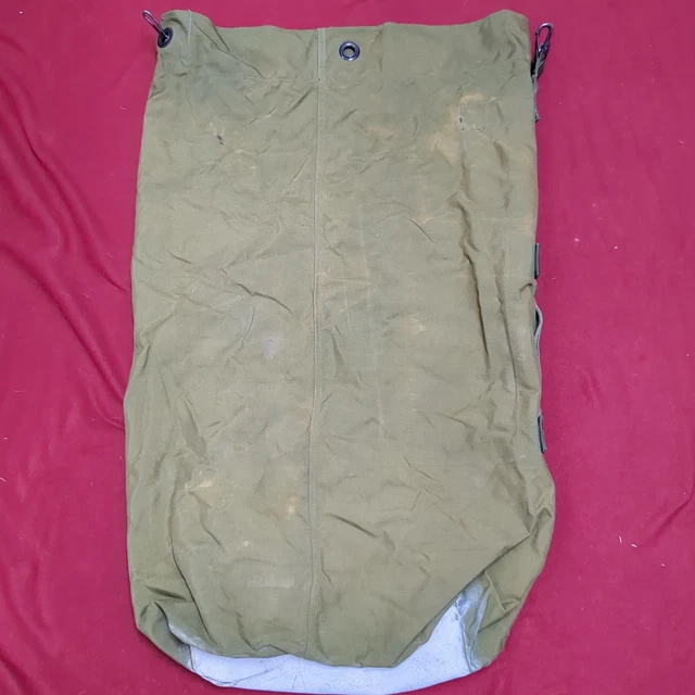 US Military Issue Locking Top Load Nylon Carrying Seabag w Straps Duffle (dfl2)