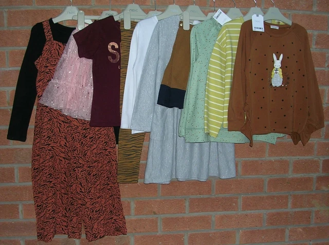 HAPPYOLOGY MANGO NEXT etc Girls Bundle Dungarees Skirts Tops Age 5-6 116cm