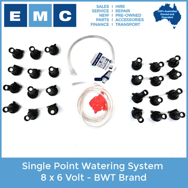 Single Point Watering System 8 x 6 Volt - BWT Brand for Low Speed Vehicles