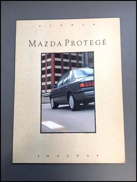 1991 Mazda Protege 16-page Original Car Sales Brochure Catalog