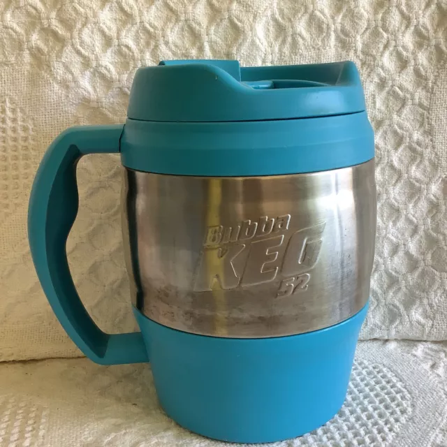 Classic Big Bubba Insulated Mug EMBOSSED LOGO 52 Oz Travel Coffee Cup Keg Shape
