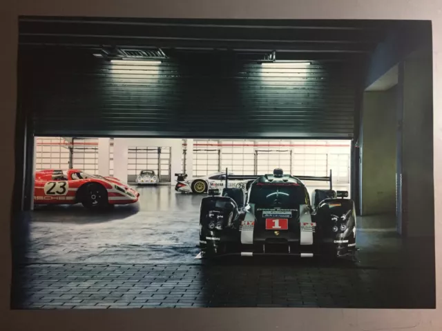 2017 Porsche 919 Coupe Showroom Advertising Sales Poster -RARE Awesome Frameable