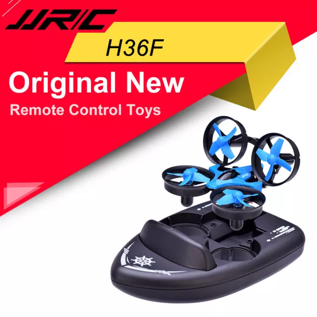 JJRC H36F 2.4G RC Auto Drohnen Boot 3 in 1 Multifunktions RC Spielzeug 3D-Flips