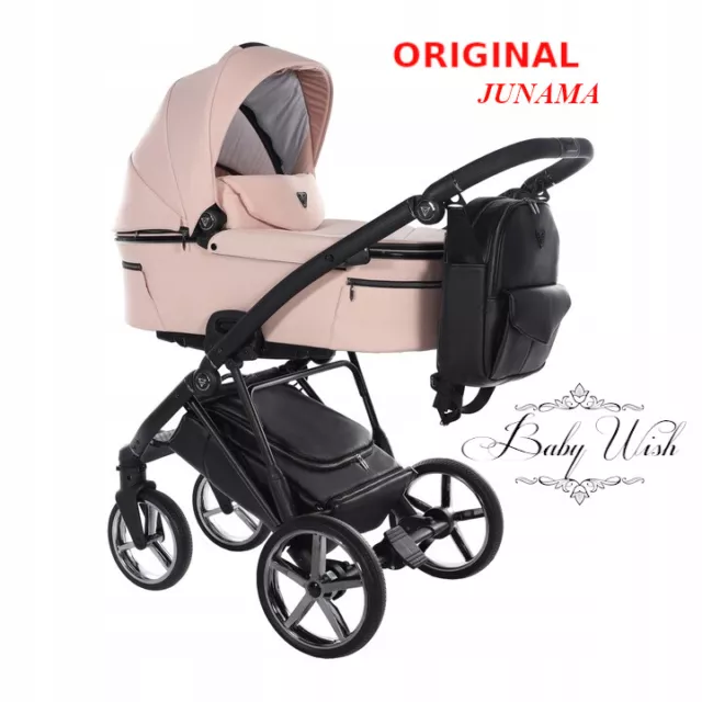 JUNAMA AIR V2 BABY STROLLER PRAM  2in1 CARRYCOT + PUSHCHAIR