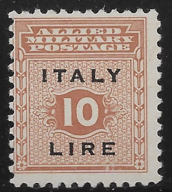 World war II Germany/Allied Military Occupation ITALY Rare stamp 10 L.MNH**OG VF