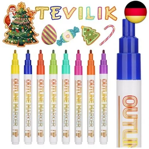 Gold Glitzerstifte Magische Stifte, Adventskalender Mädchen Kinder, Geschenke