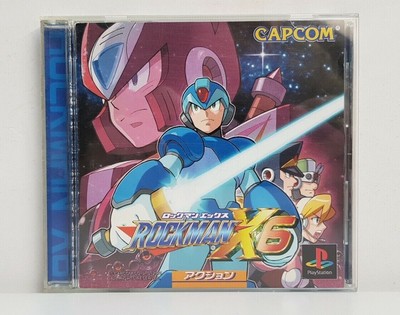 ROCKMAN X6 MEGAMAN sony playstation PSX Play Station PS1 JAP Capcom Mega Man 