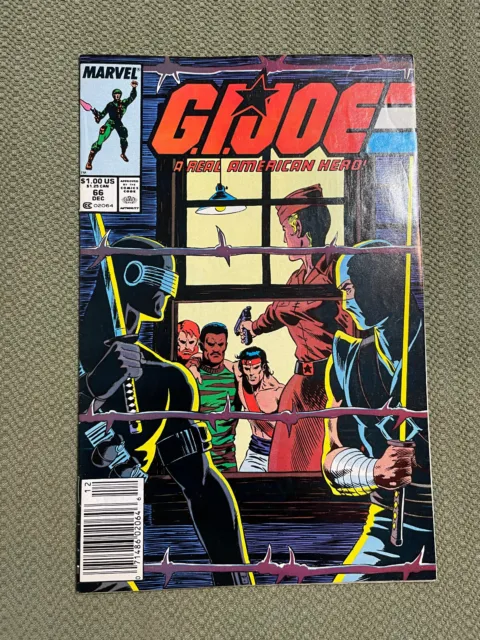G.I. Joe: A Real American Hero #66 (6.5) Snake-Eyes & Storm Shadow, Marvel 1987 