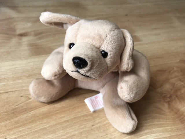 TY Beanie Babies Fetch The Golden Retriever Labrador Soft Plush Cuddly Toy Dog